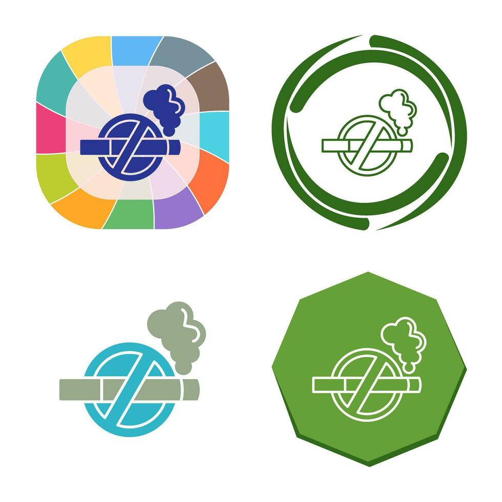 No Tobacco Vector Icon