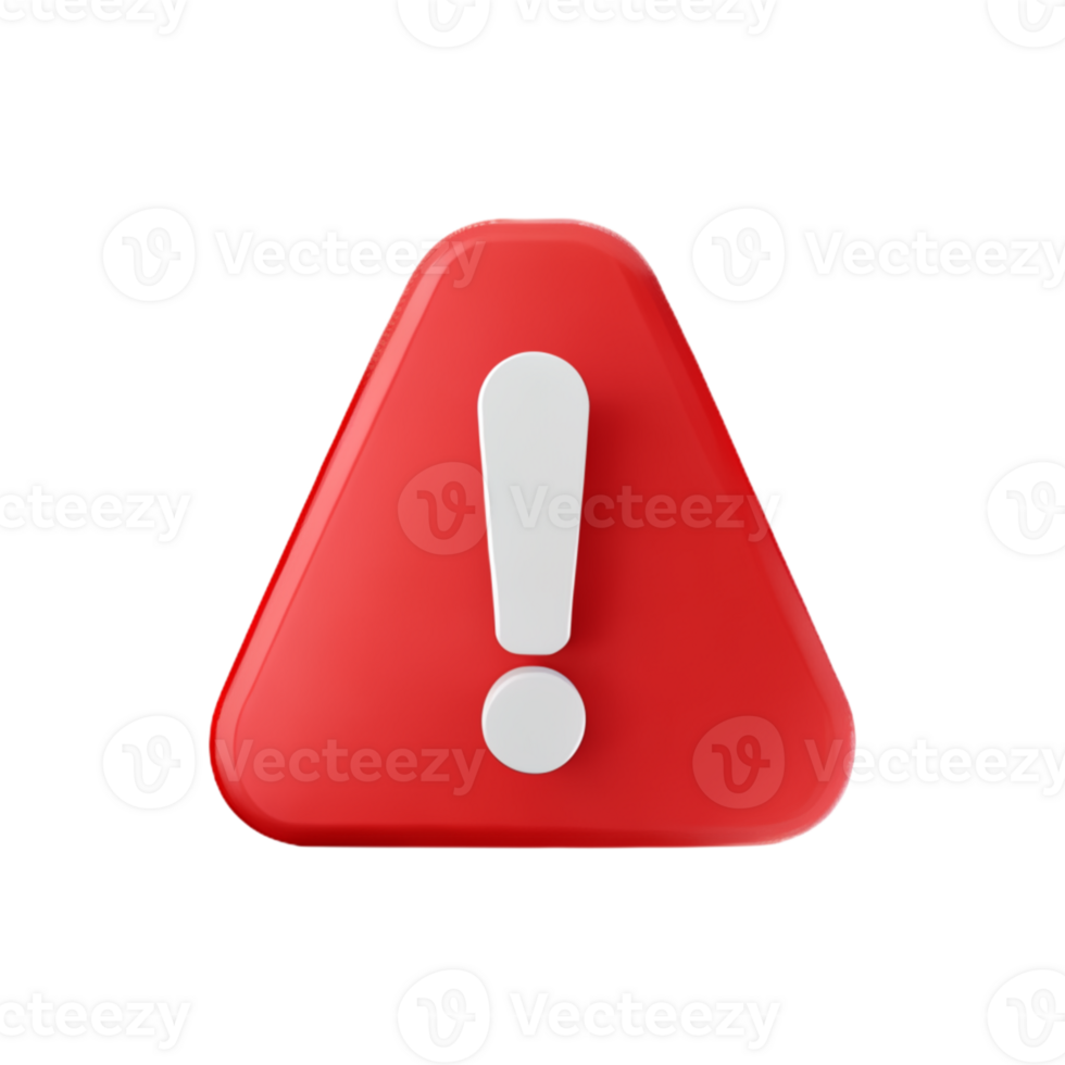 Attention Bell Alert AI Generative png