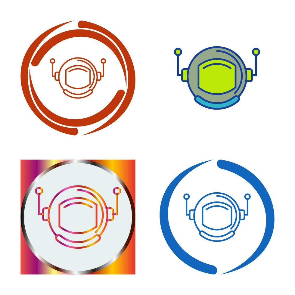 Astronaut Helmate Vector Icon