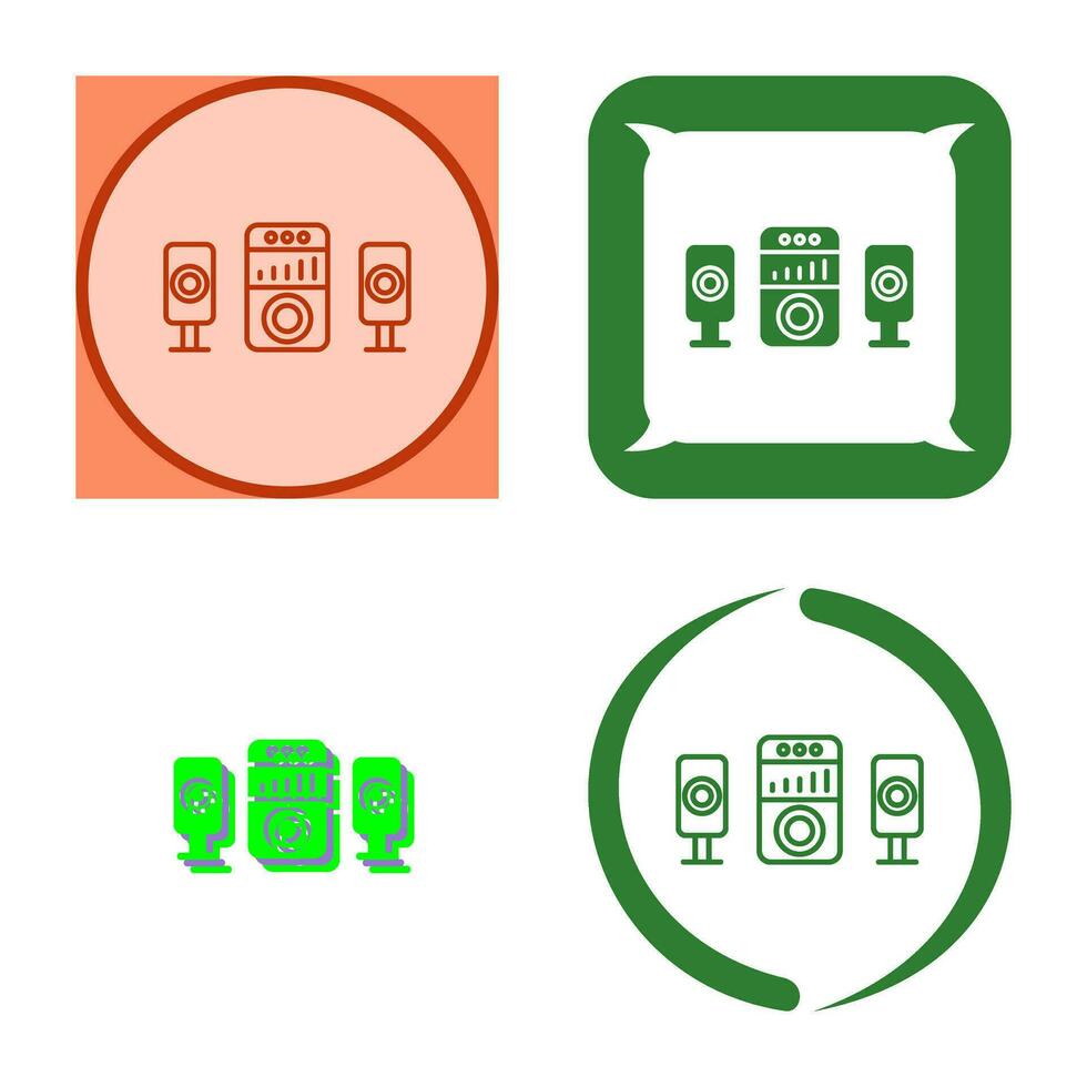 Sound System Vector Icon