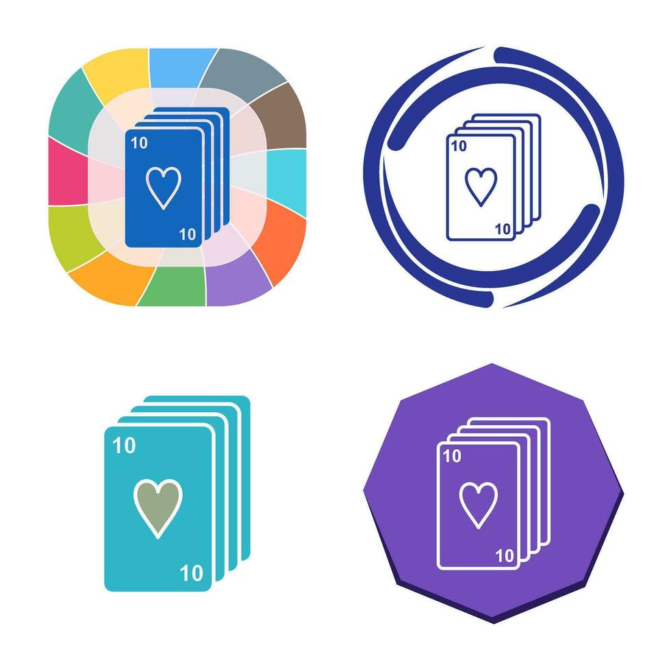Deck of Cards Vector Icon