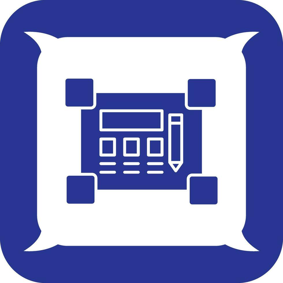 Blueprint Vector Icon