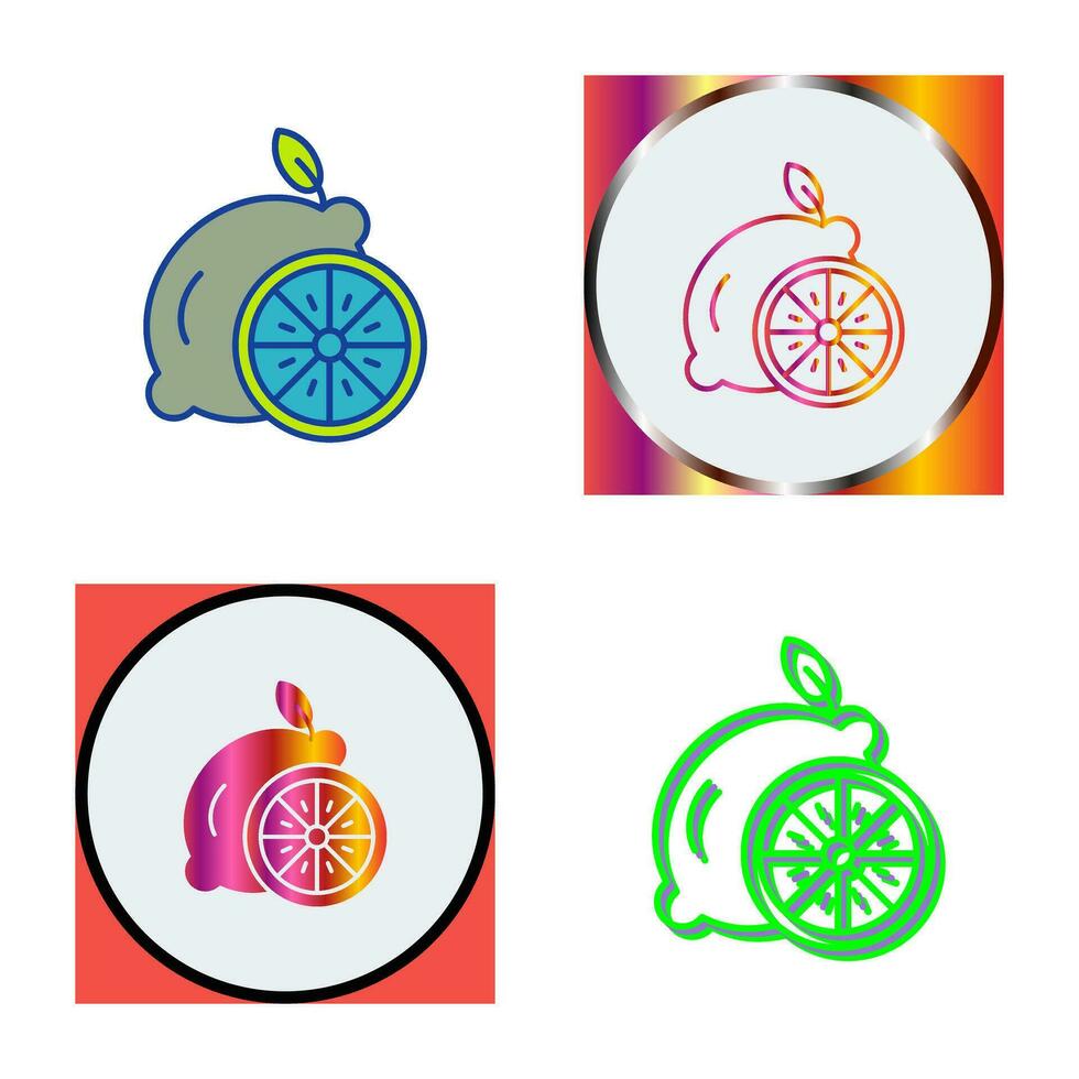 Lemon Vector Icon