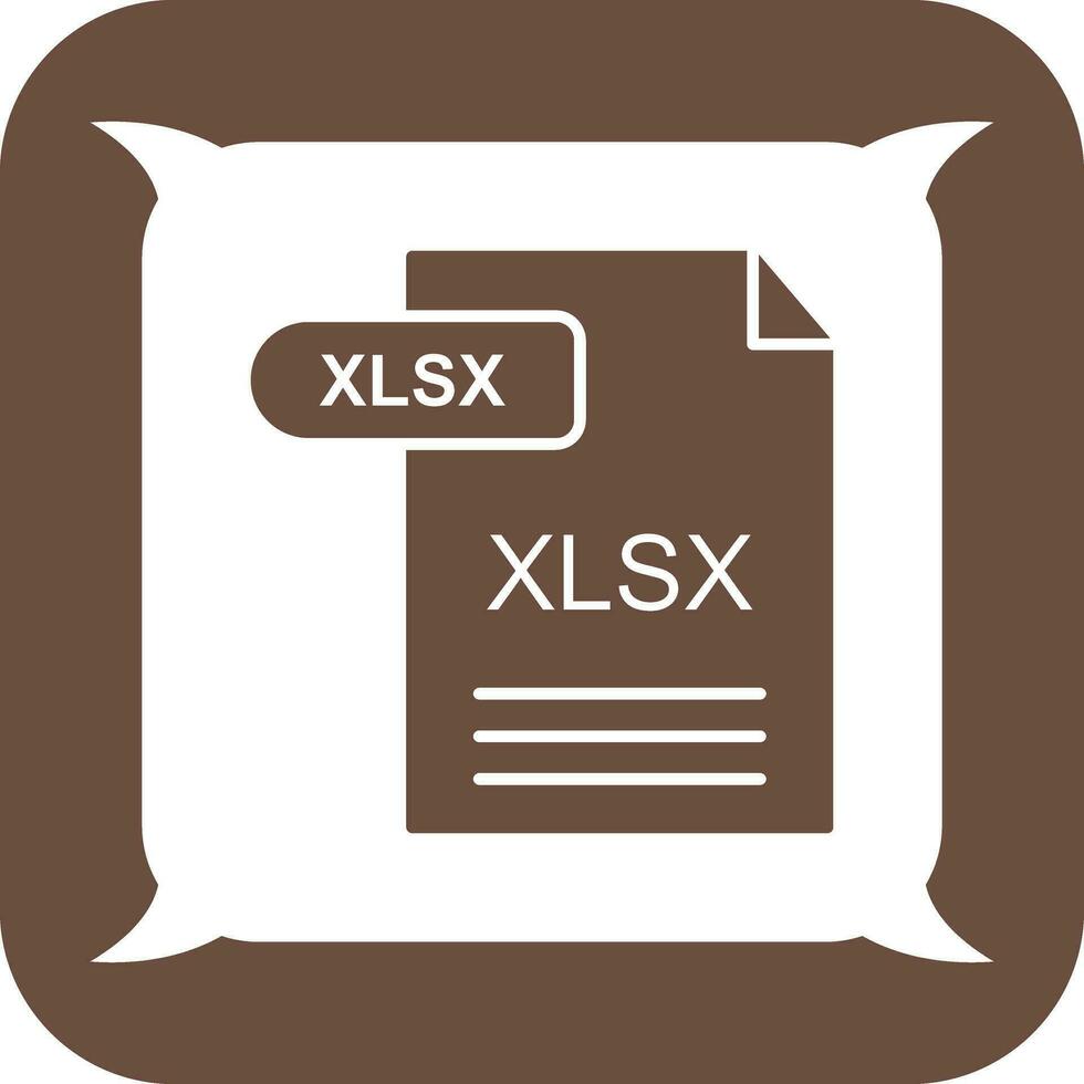 icono de vector xlsx