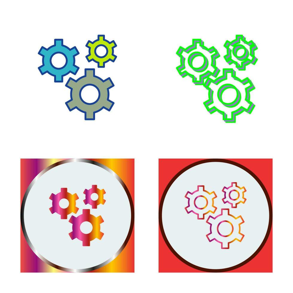 Gears Vector Icon