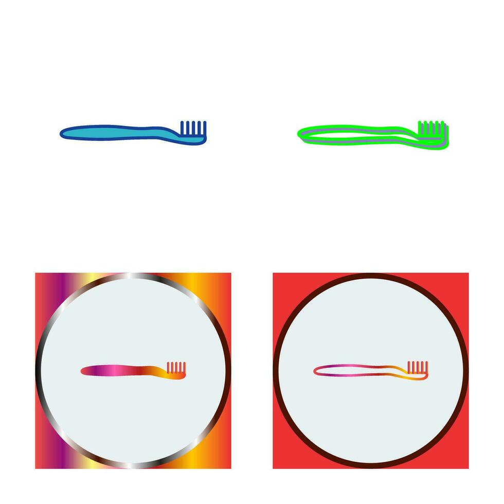 icono de vector de cepillo de dientes