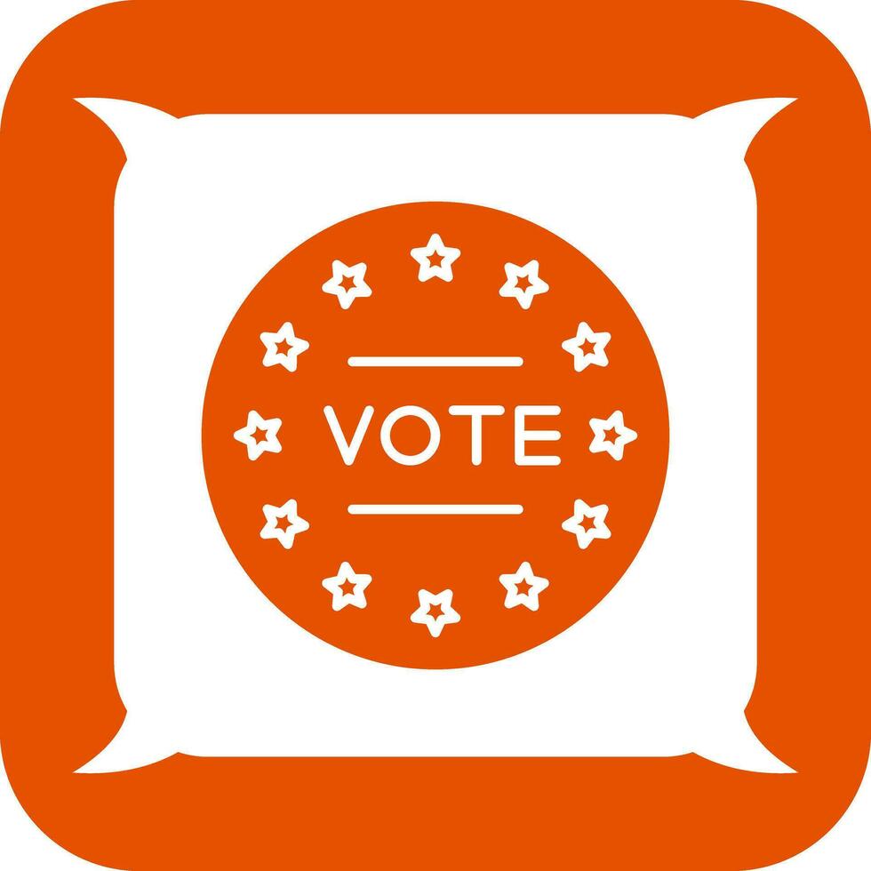 icono de vector de voto