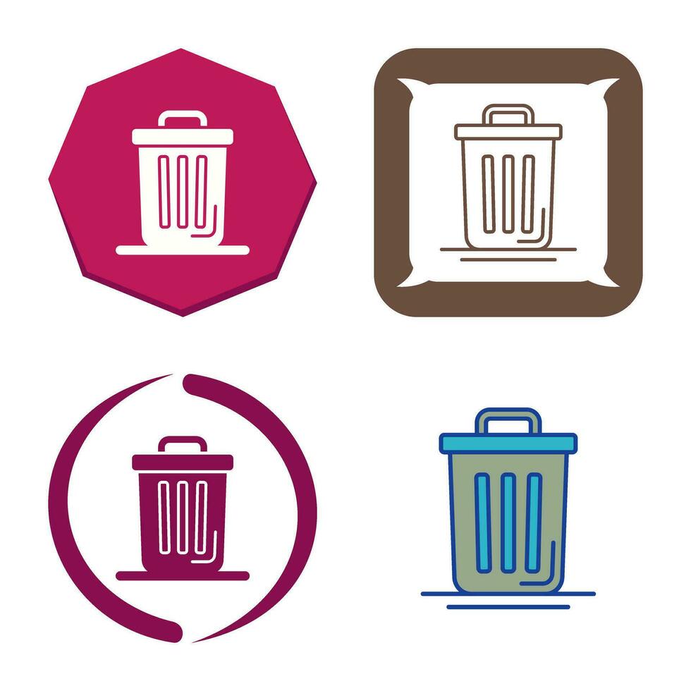 Trash Can Vector Icon