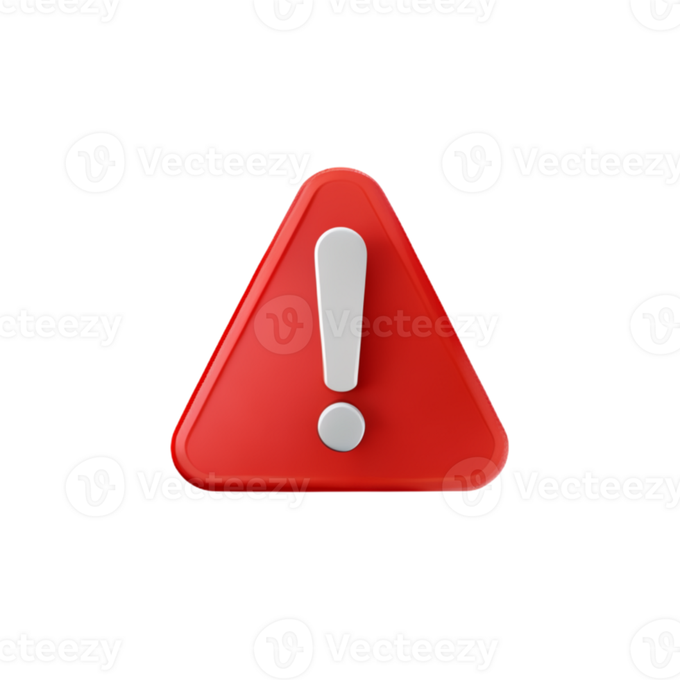 Attention Bell Alert AI Generative png