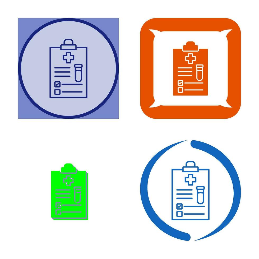 Medical Report Vector Icon