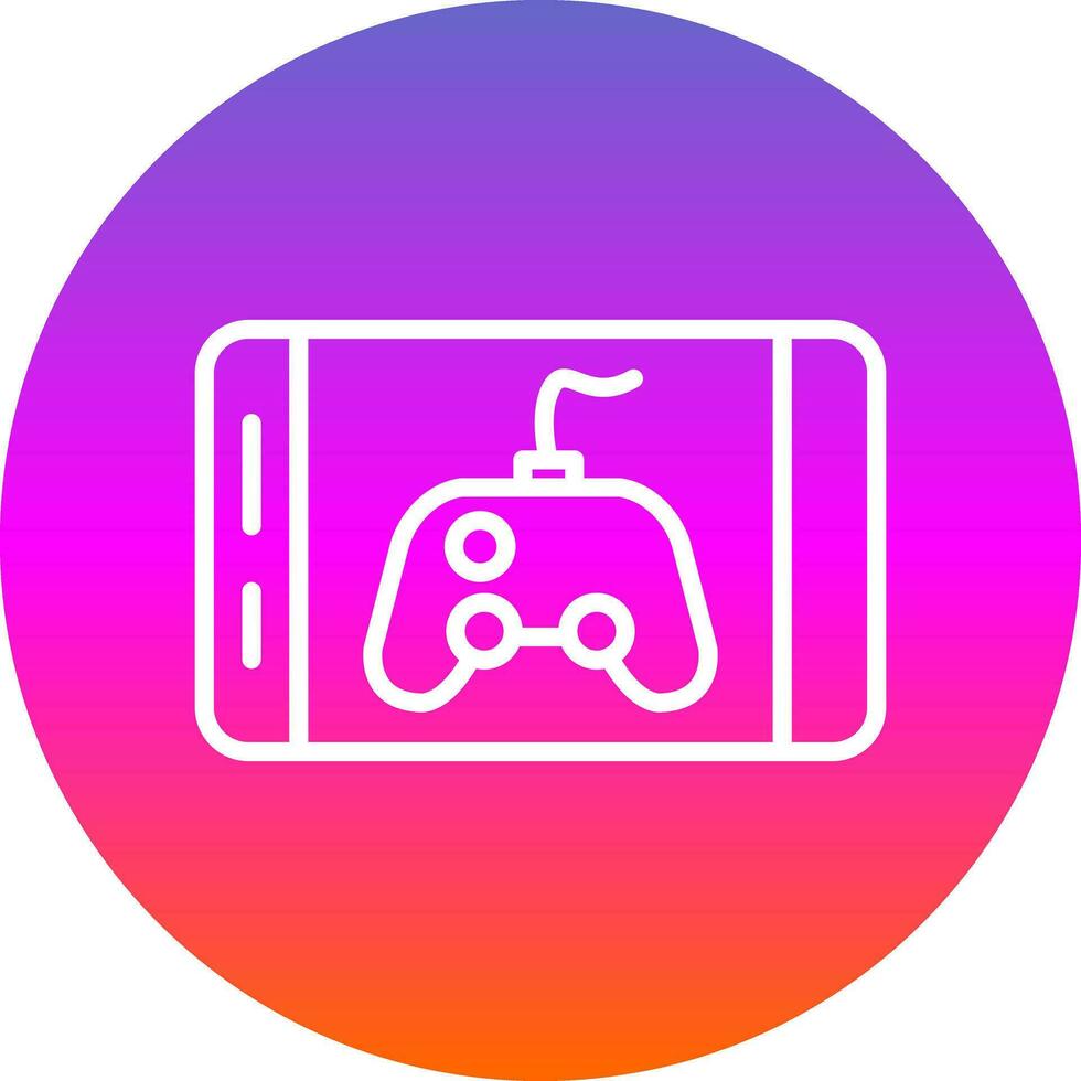 Mobile Game Vector Icon Design