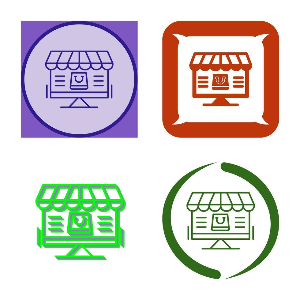 Online Shopping Vector Icon