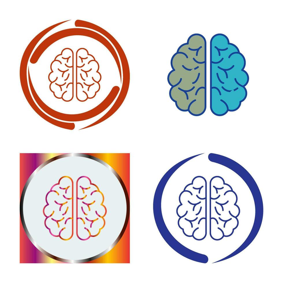 icono de vector de cerebro