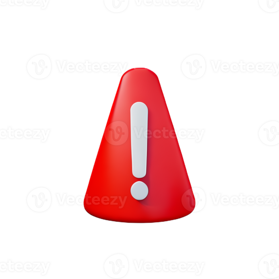 Attention Bell Alert AI Generative png