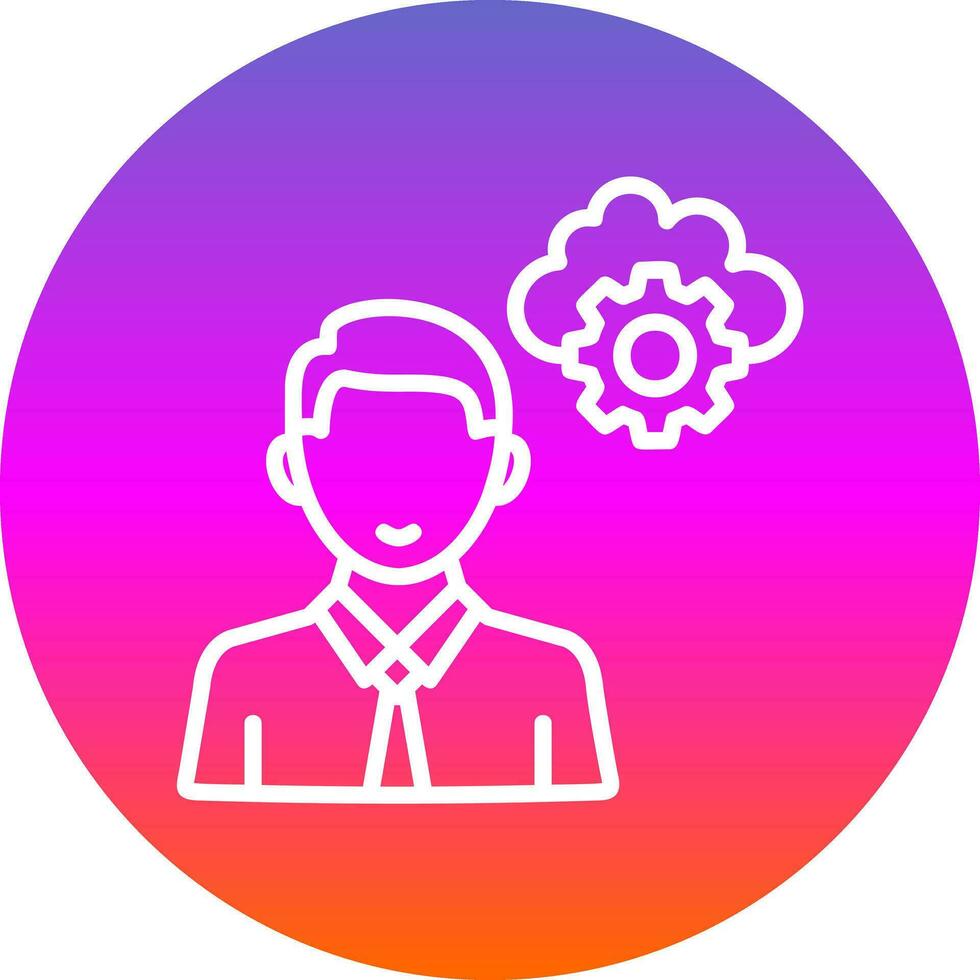 Systems Thinking Vector Icon Design