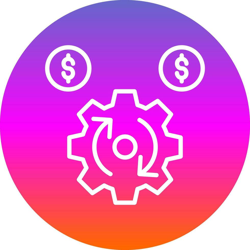 Process Optimization Vector Icon Design