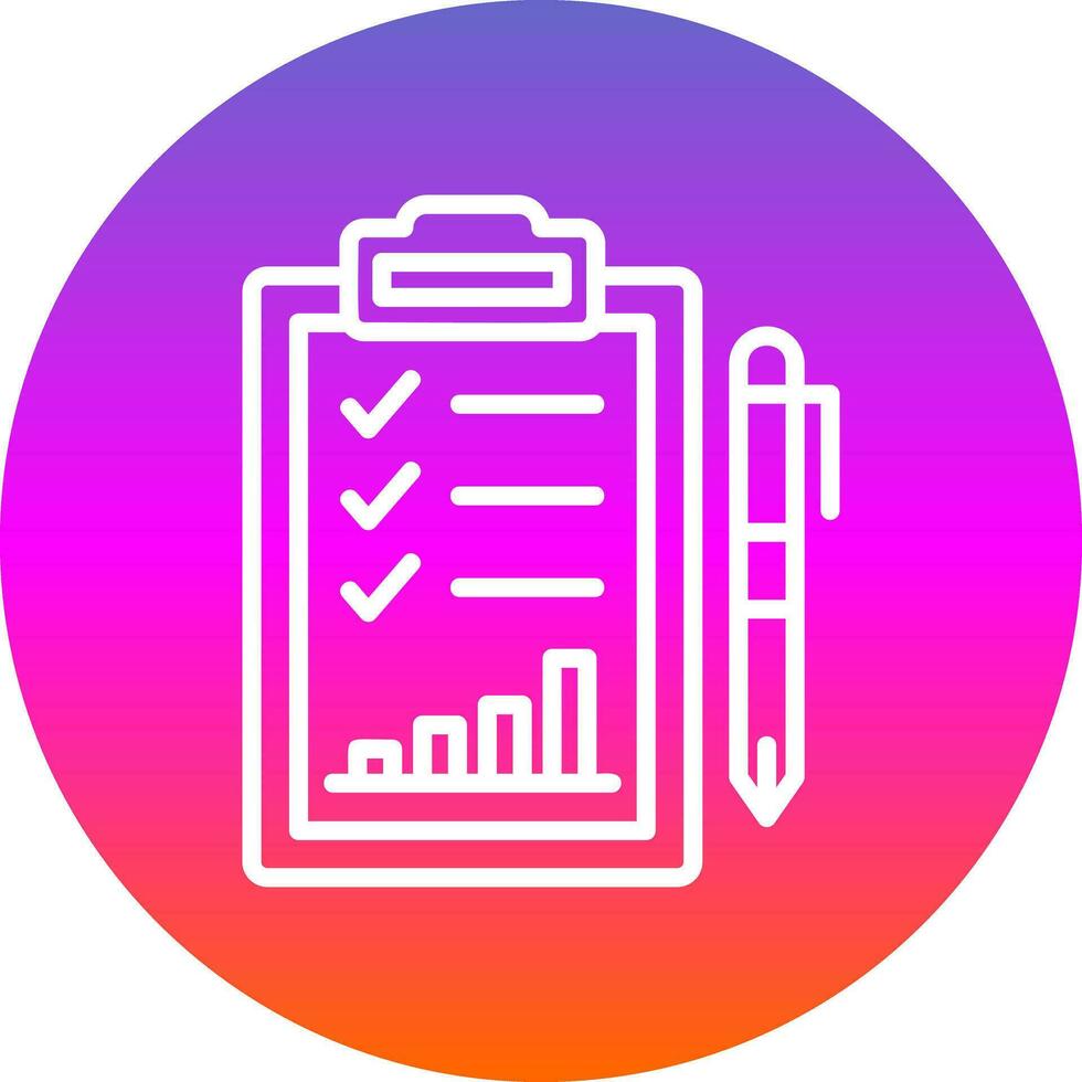 Performance Evaluation Vector Icon Design