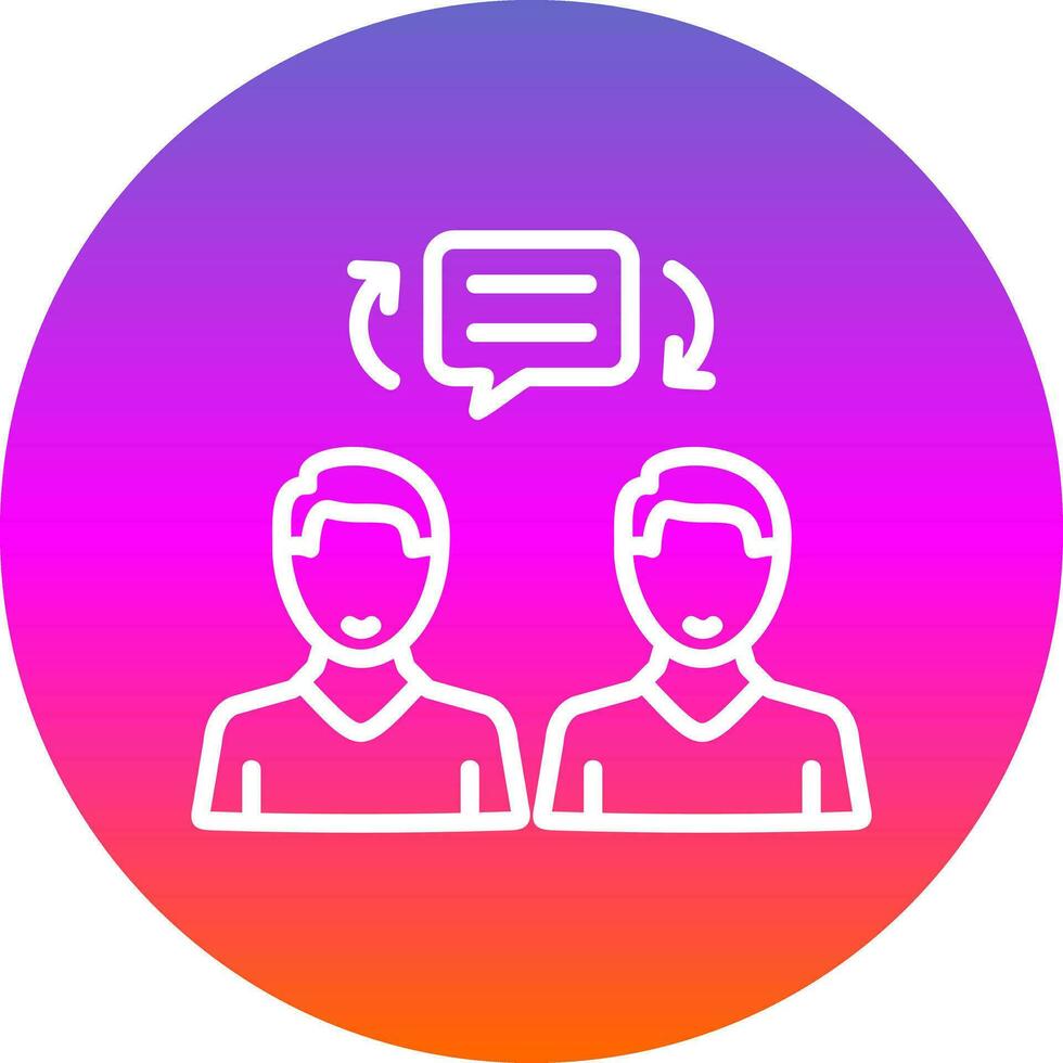 Coaching and Mentoring Vector Icon Design
