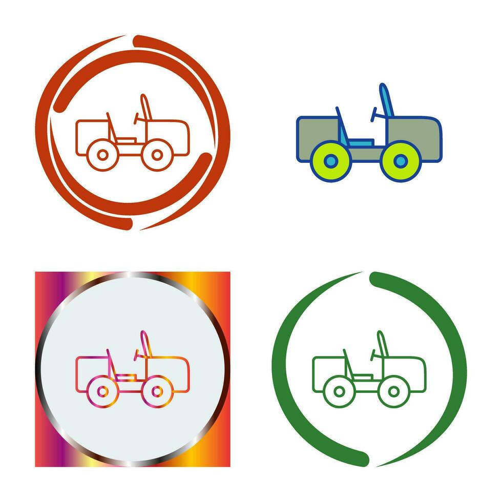 Safari Jeep Vector Icon