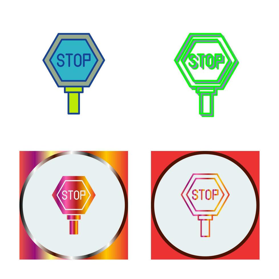 Stop Sign Vector Icon