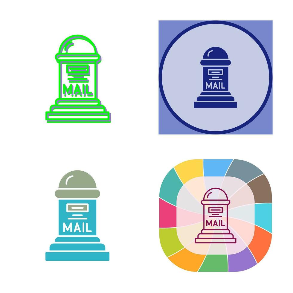 Mail Box Vector Icon