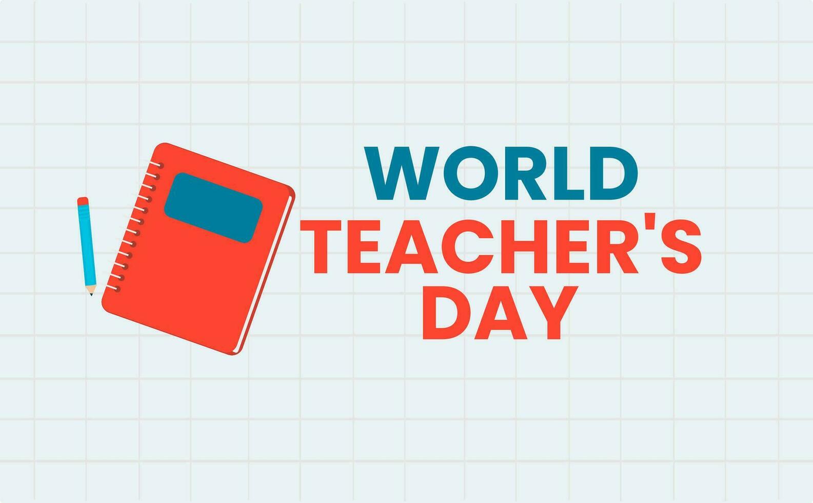 world teacher day vector