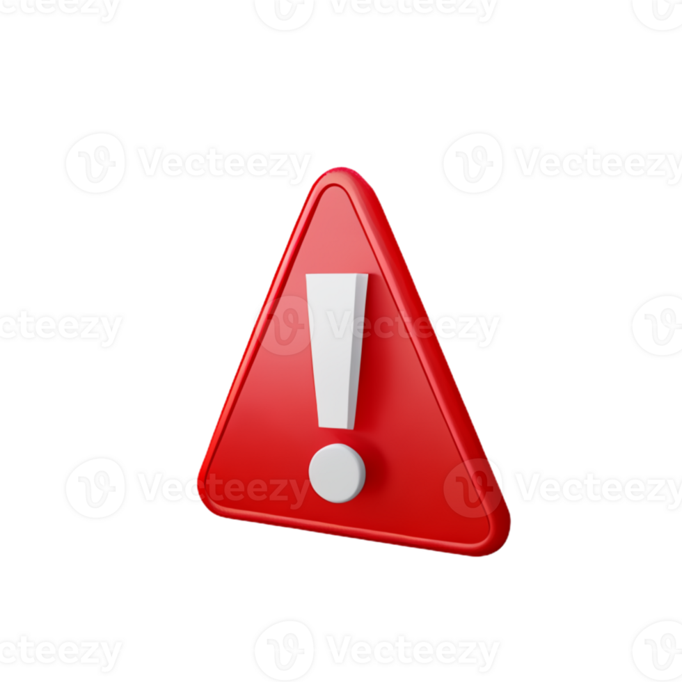 Attention Bell Alert AI Generative png