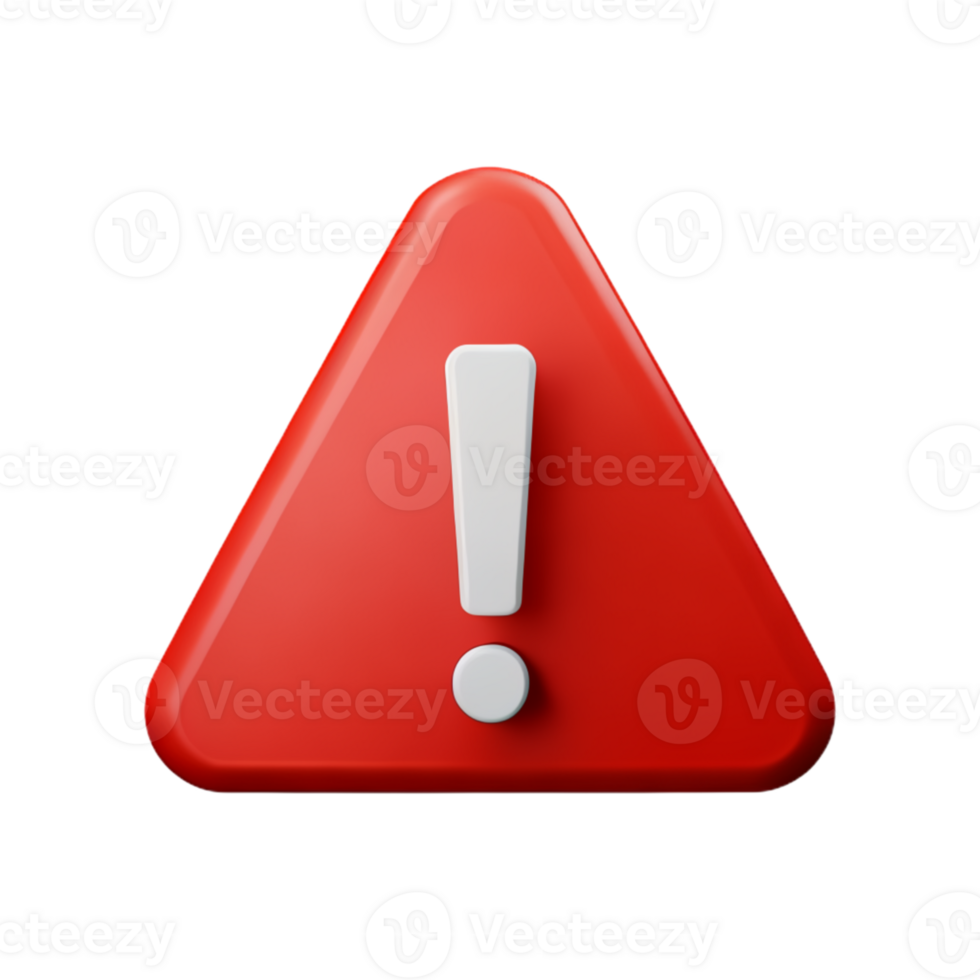 Attention Bell Alert AI Generative png