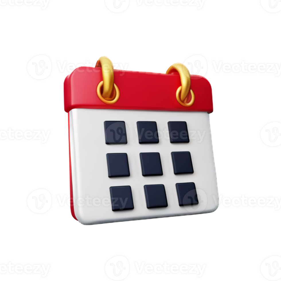 Calendar Date Event AI Generative png