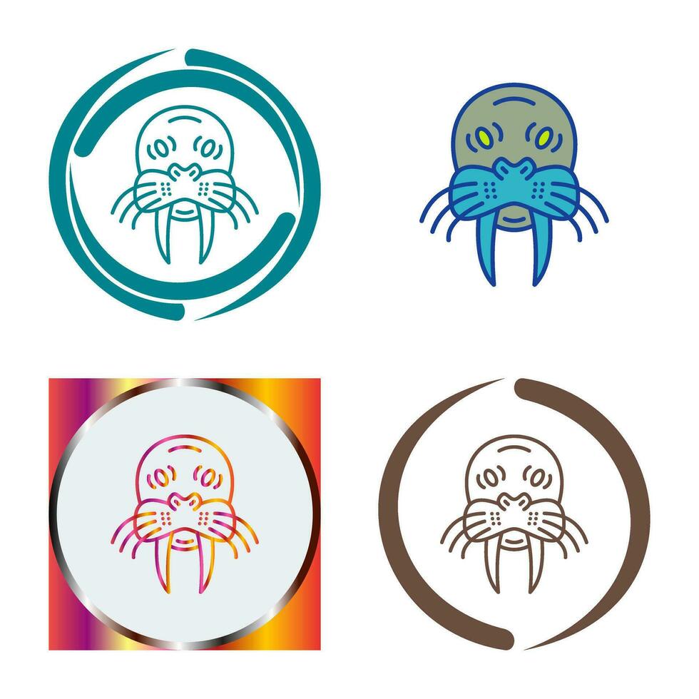 Walrus Vector Icon