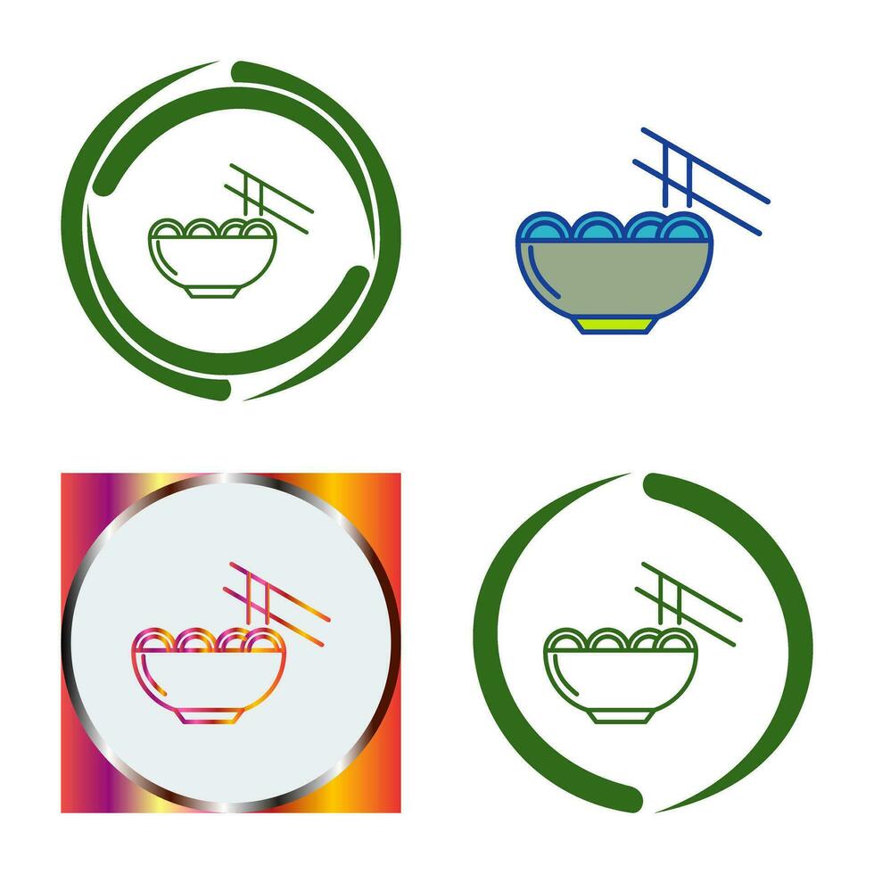 icono de vector de comida china