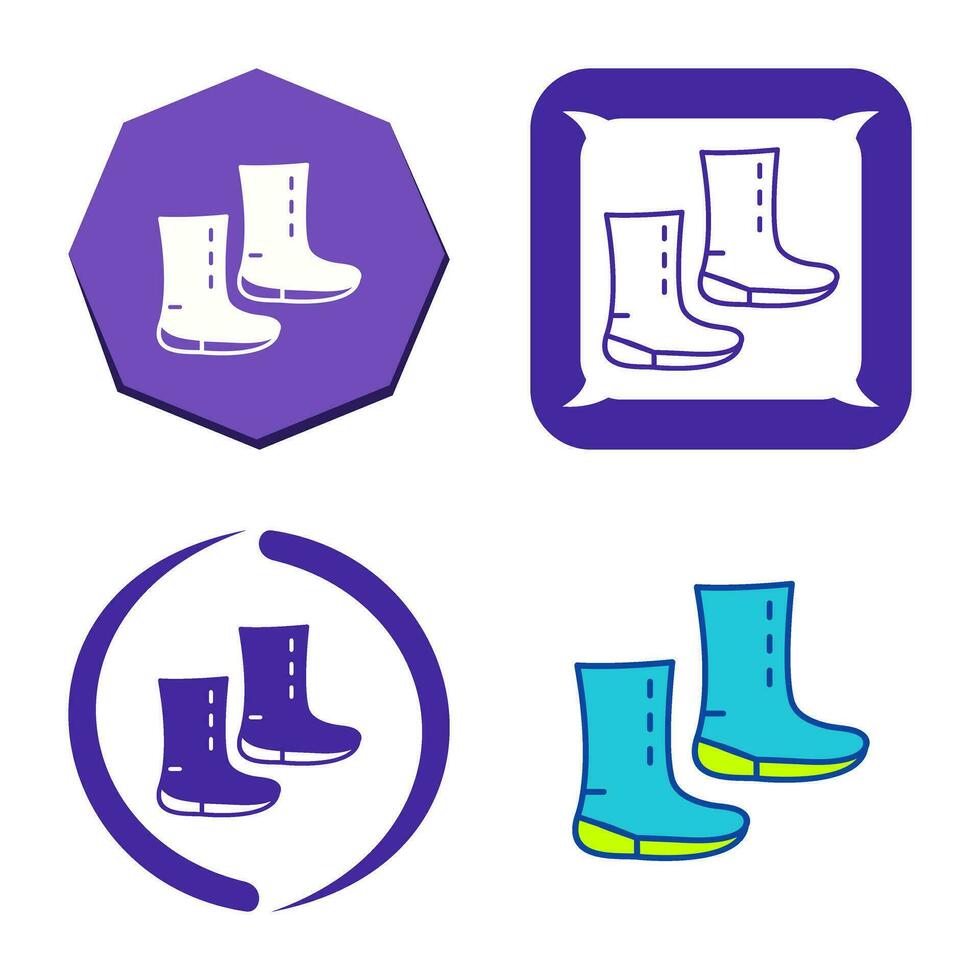 Unique Boots Vector Icon