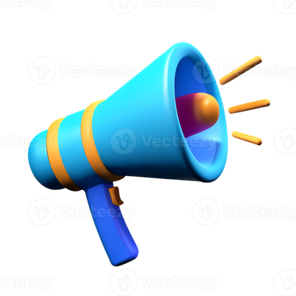 Megaphone Speaker Sound AI Generative 31641135 PNG