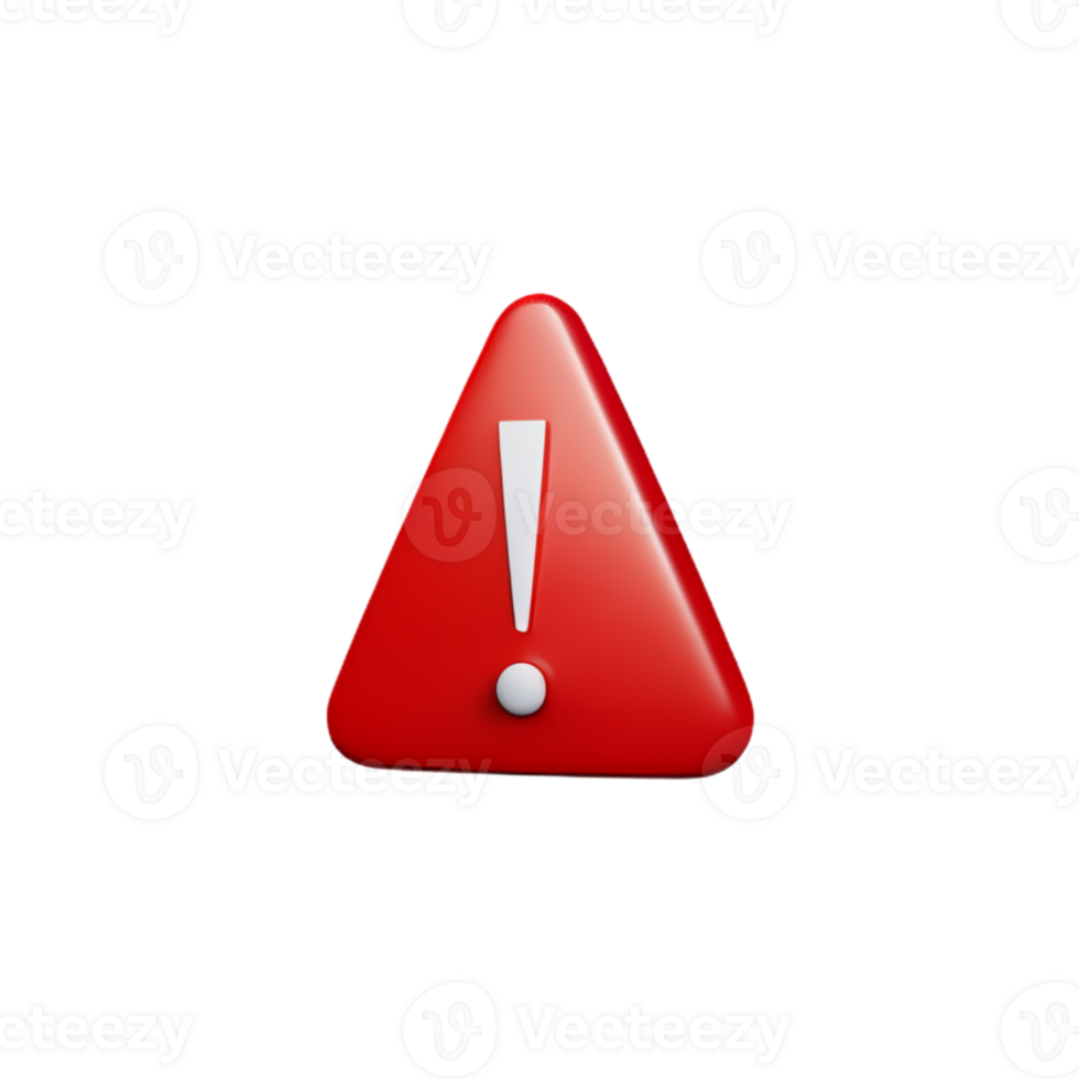 Attention Bell Alert AI Generative png
