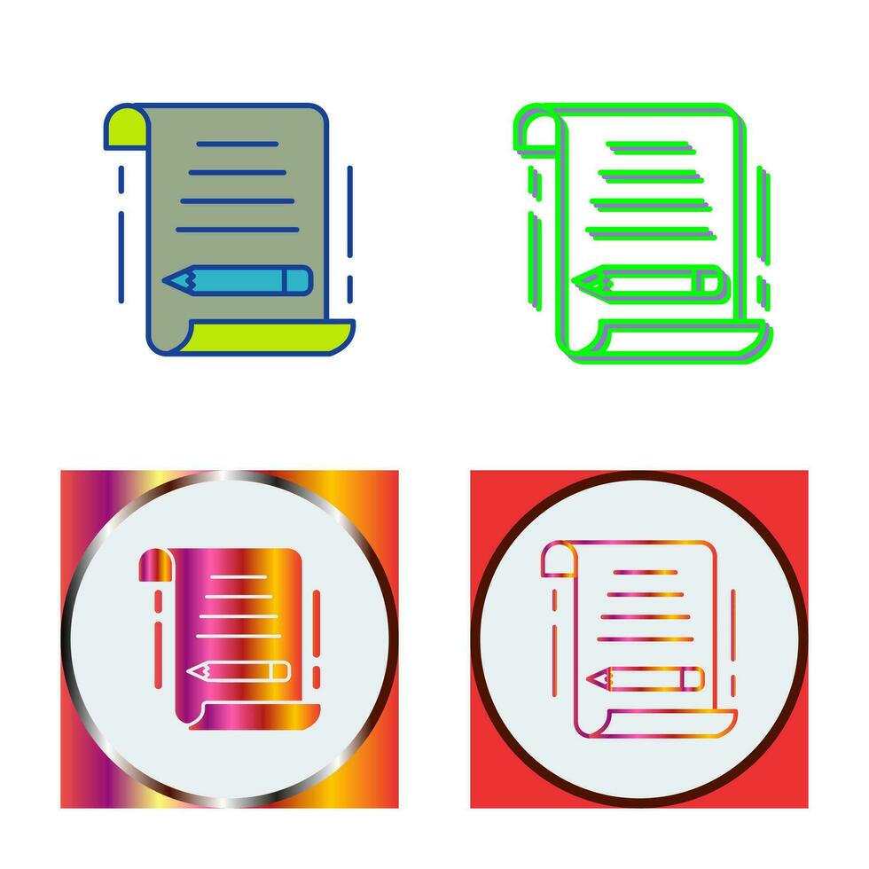 Write Vector Icon