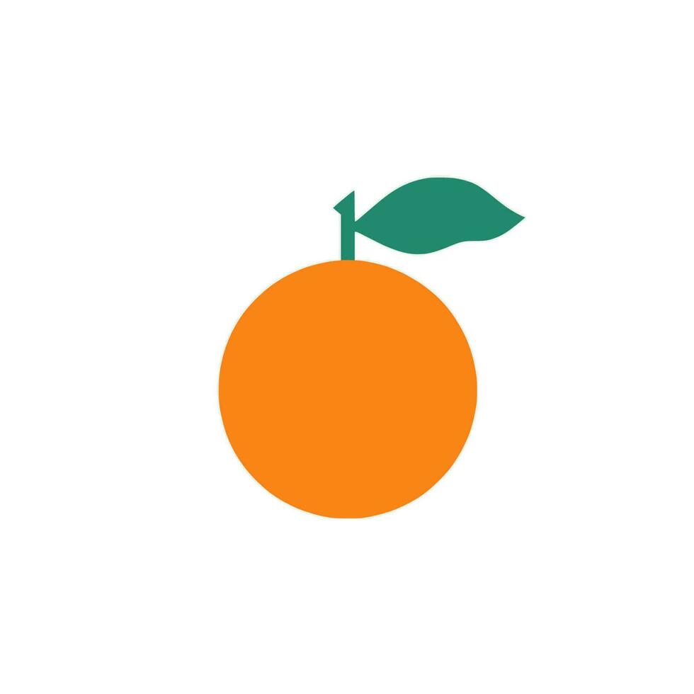 Orange fruit icon vector design