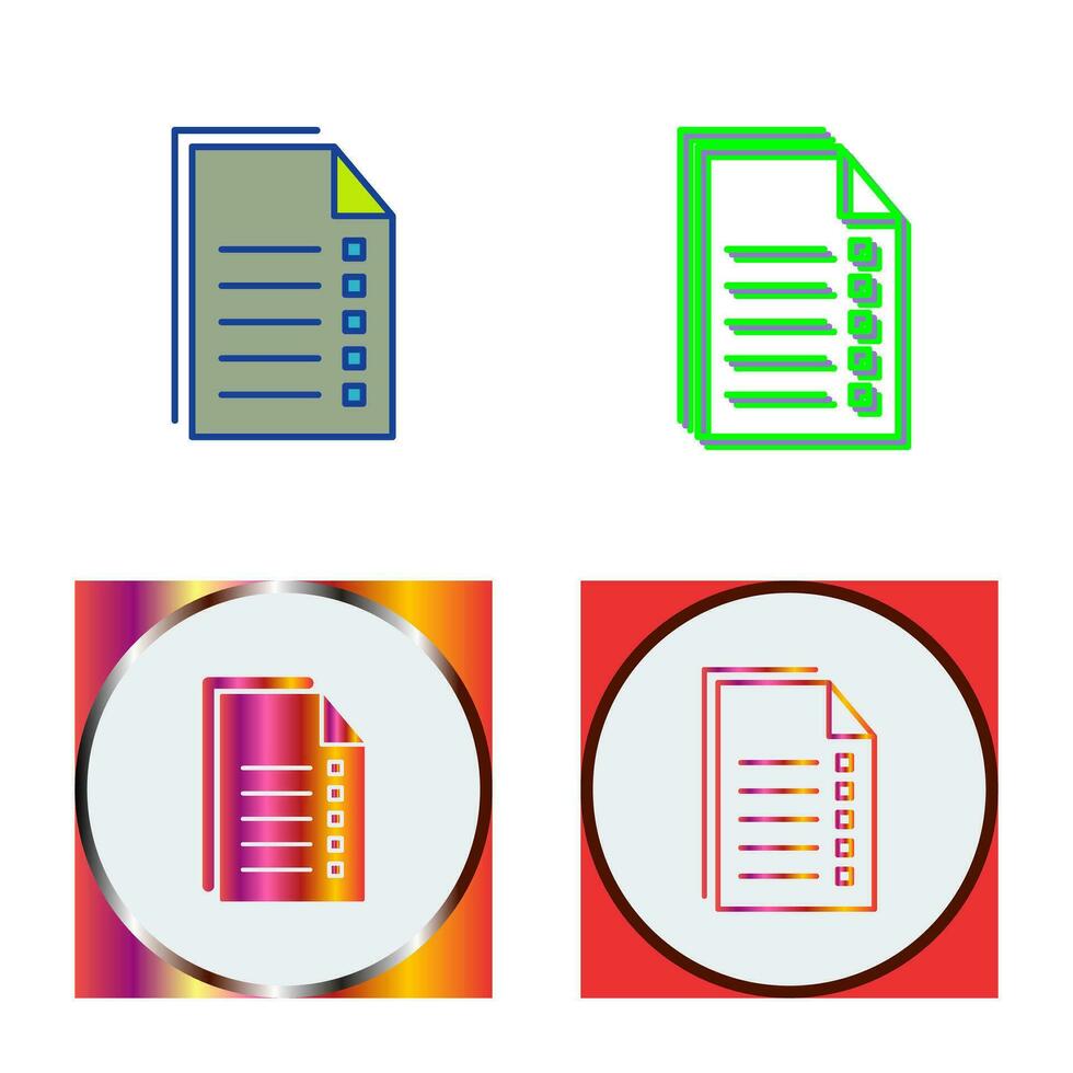 Data Files Vector Icon