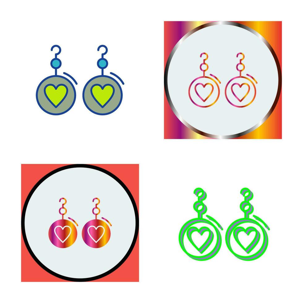 Earrings Vector Icon