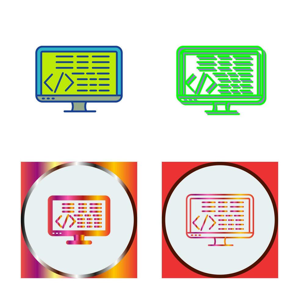 Coding Vector Icon