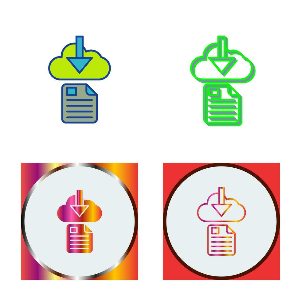 File Download Vector Icon