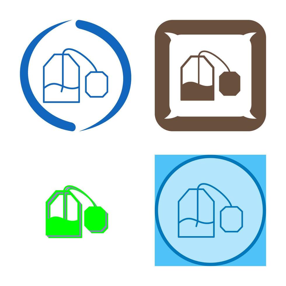 Tea Bag Vector Icon