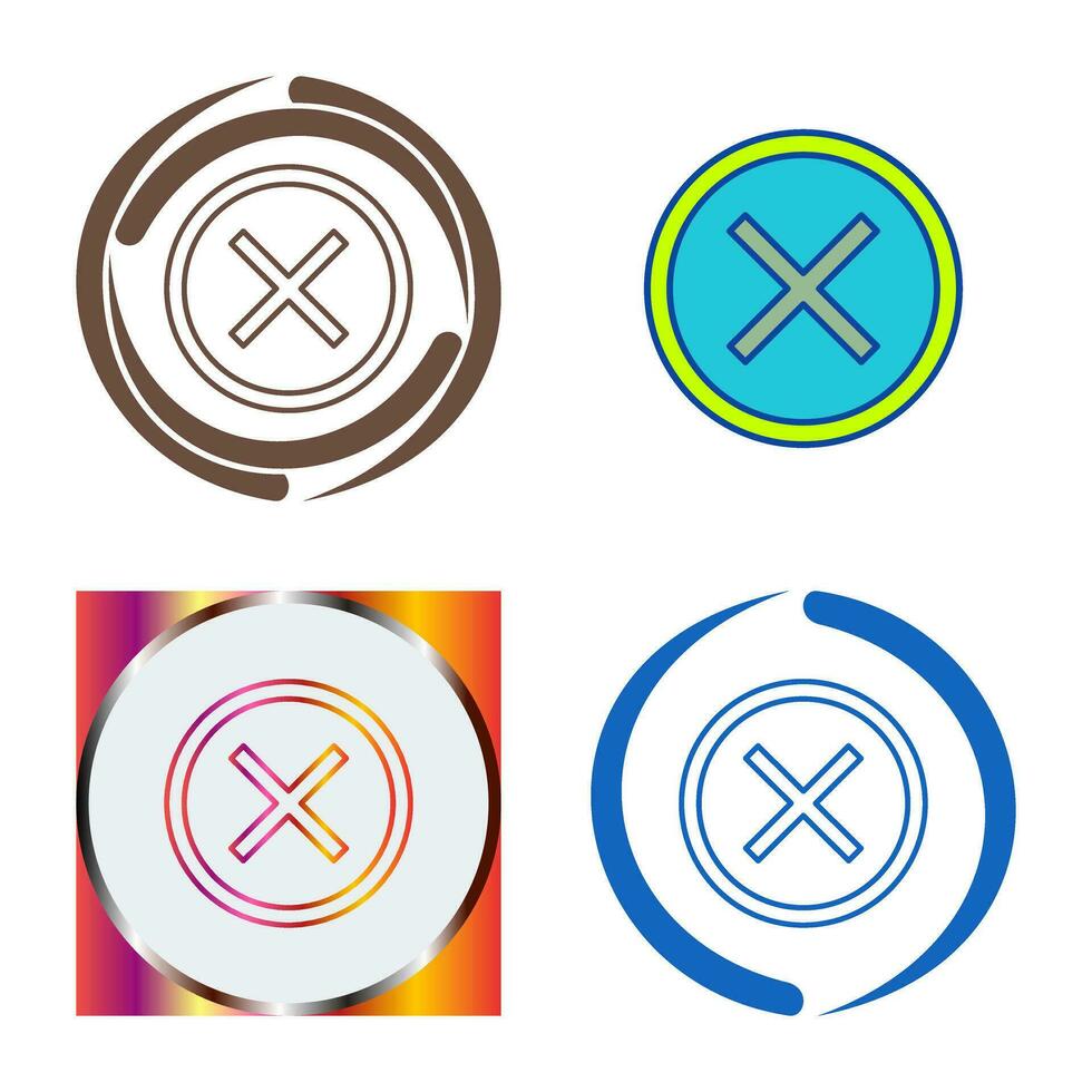 Do Not Cross Vector Icon