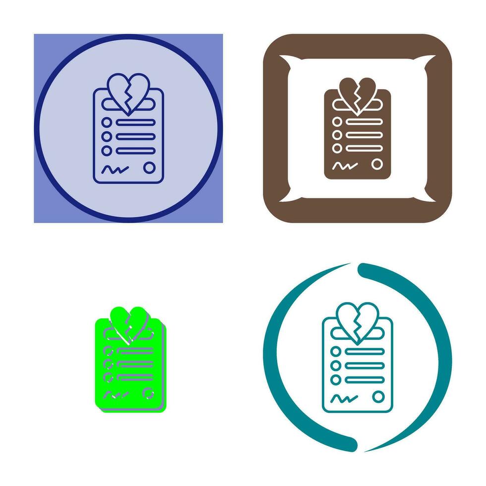 Divorce Vector Icon