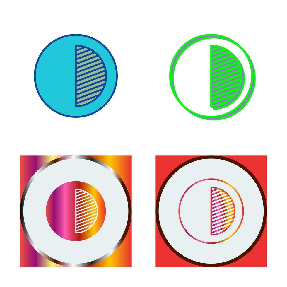 Unique Contrast Vector Icon