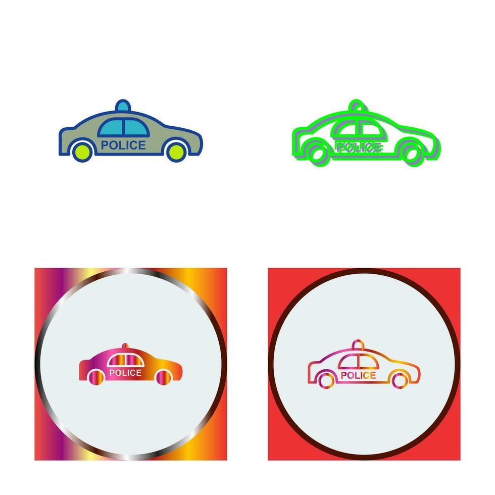 Police Car Vector Icon