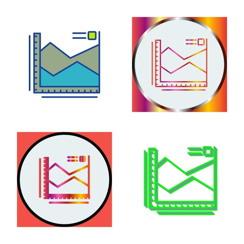 Spline Chart Vector Icon
