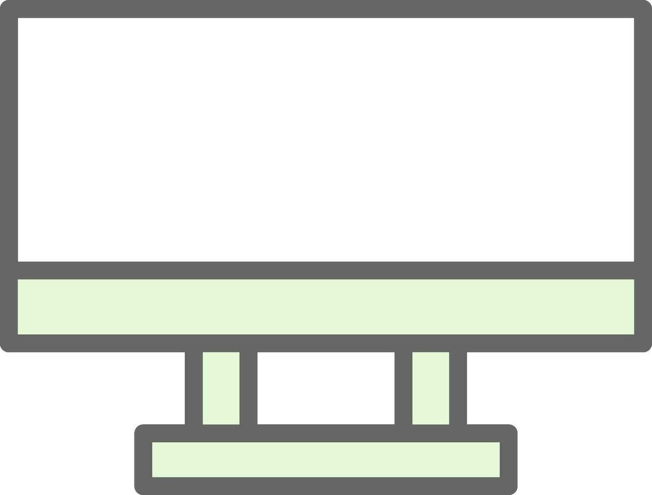 Monitor Screen Vector Icon Design