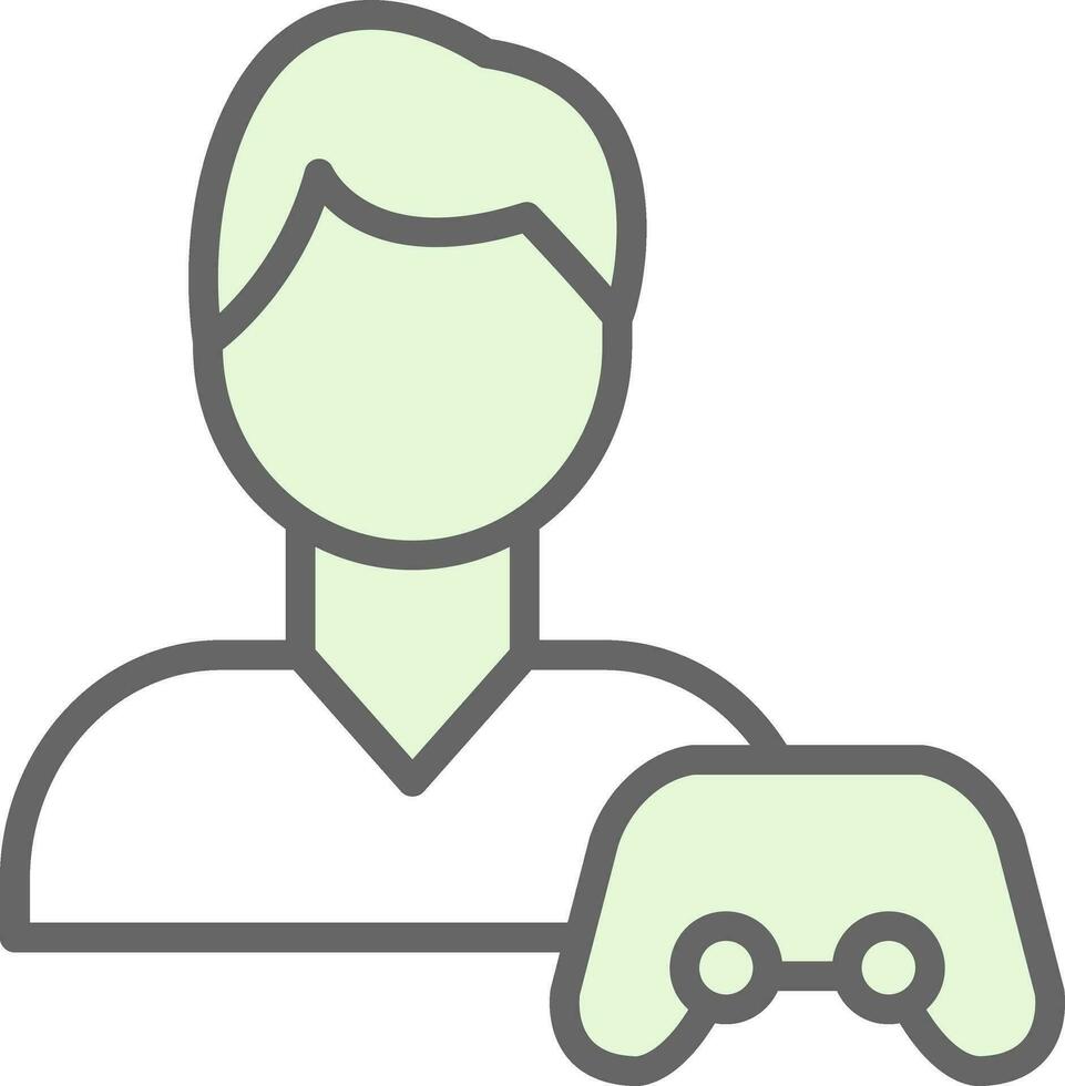 Gamer Vector Icon Design