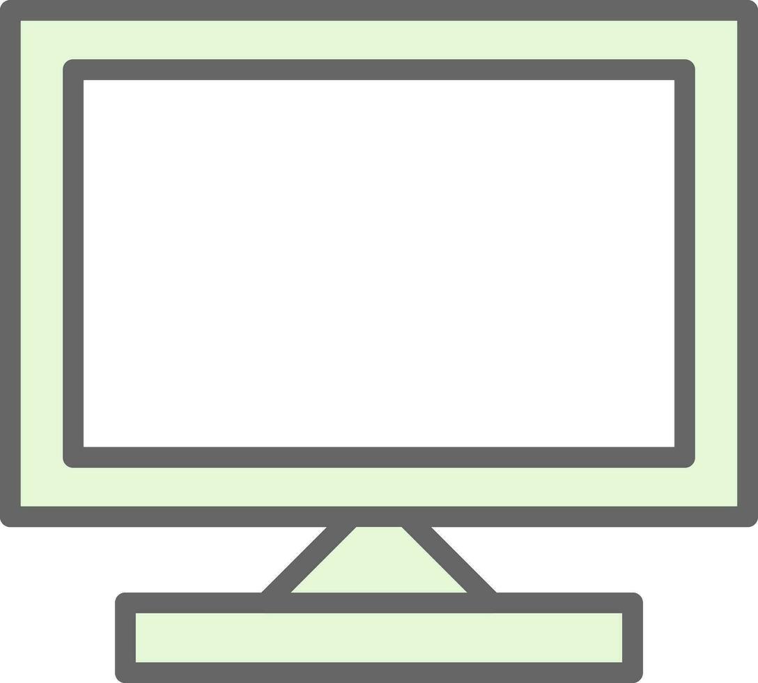 Monitor Screen Vector Icon Design