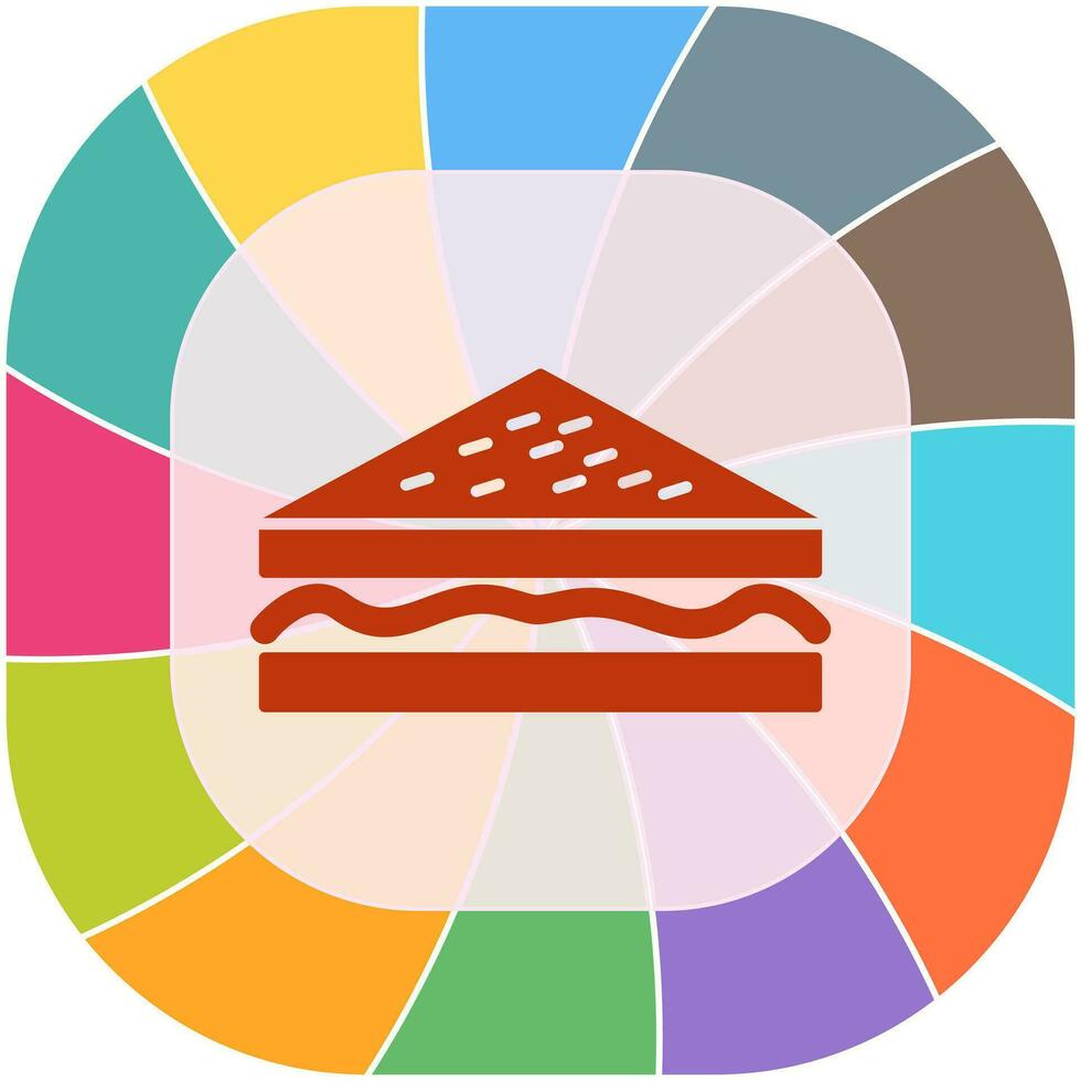 Unique Sandwich Vector Icon